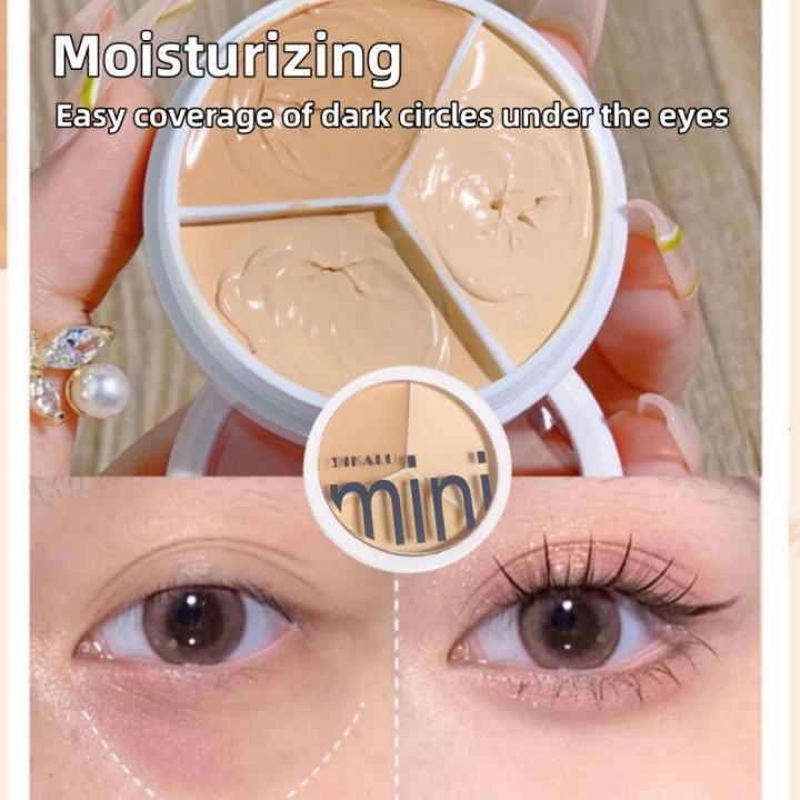 3-color Concealer Palette Moisturizing Cover Dark Circles